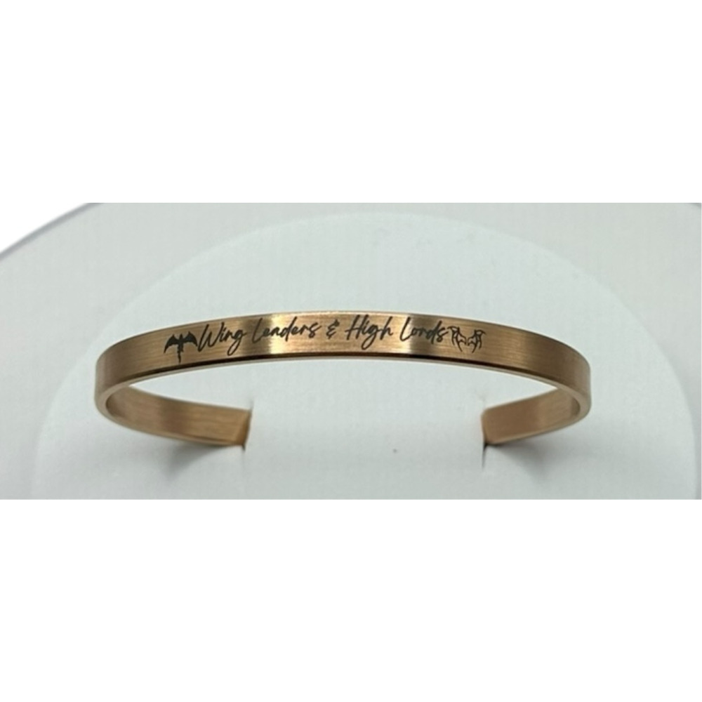 Wing leaders & High lords metal cuff bracelet​
